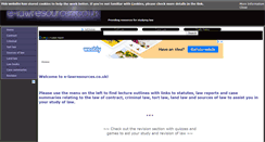 Desktop Screenshot of e-lawresources.co.uk